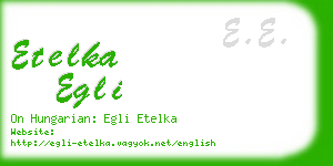 etelka egli business card